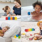 12PCS Mini Soft Stacking Blocks for Babies
