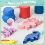 Wooden Dinosaur Toys for Toddlers Ages 1-4