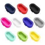 10 Pack Dust Plug Compatible for Garmin Watch Smartwatch Silicone Charger Port Protector Anti Dust Plugs Caps Cover (Multi Colors)