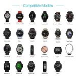 10 Pack Dust Plug Compatible for Garmin Watch Smartwatch Silicone Charger Port Protector Anti Dust Plugs Caps Cover (Multi Colors)