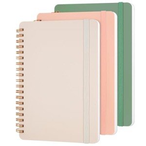 3-Pack Small Spiral Notebooks 5x7