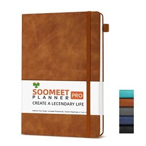 Brown Leather Hardcover Journal with 200 Pages