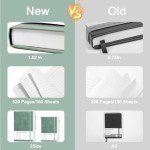 Green A5 Hardcover Journal Notebook - 320 Pages