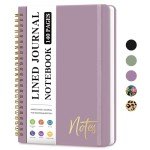 ZOTIA A5 Lined Spiral Journal - Purple