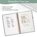 B5 Spiral Journal Notebook with 300 Numbered Pages