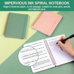 3-Pack Small Spiral Notebooks 5x7