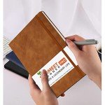 Brown Leather Hardcover Journal with 200 Pages