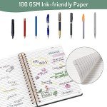 B5 Spiral Journal Notebook with 300 Numbered Pages