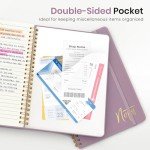 ZOTIA A5 Lined Spiral Journal - Purple