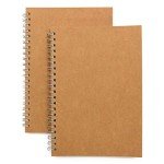 Spiral Notebook Journal 2-Pack with Blank Pages