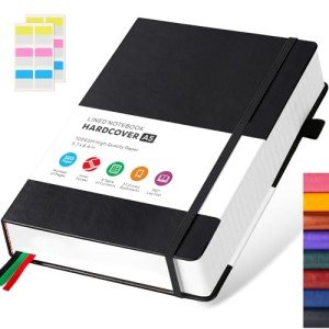 Affordable Hardcover Lined Notebook Journal, 320 Pages