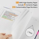 Affordable Hardcover Lined Notebook Journal, 320 Pages