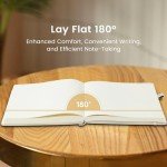 A5 Hardcover Lined Journal Notebook in Grey Beige