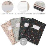 Cute Aesthetic Notebook Set of 4 for Women