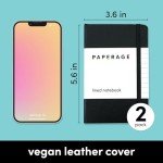 Pocket Journal Notebooks, 2 Pack - Black