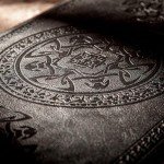 Black Leather Lined Journal for Men