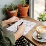 Cute Dark Green Spiral Notebook Journal for Women