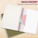 Pink Spiral Journal Notebook - 160 Pages A5