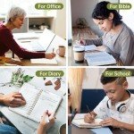 Light Green A5 Spiral Journal Notebook, 160 Pages