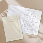 Stylish 7" x 10" Thick Lined Notebook