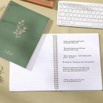 Green College Ruled Spiral Notebook - 110 Pages