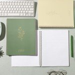 Green College Ruled Spiral Notebook - 110 Pages