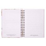 Inspirational Pink Floral Journal with Bible Verse