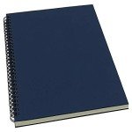 B5 Spiral Notebook with Lined Pages - Blue