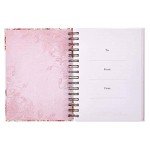 Inspirational Pink Floral Journal with Bible Verse