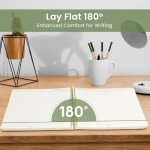 Taja Green Spiral Notebook, 8.5"x11" A4 Size