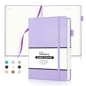 Purple Hardcover Lined Journal Notebook - 160 Pages