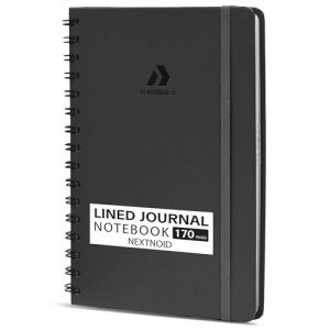 A5 Lined Hardcover Notebook - 170 Pages