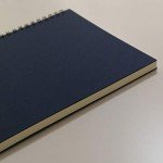 B5 Spiral Notebook with Lined Pages - Blue