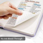 Purple Hardcover Lined Journal Notebook - 160 Pages