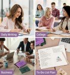 A5 Leather Lined Journal Notebook - 200 Pages