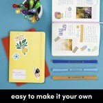 Dark Green Recycled Lined Journal Notebook - 160 Pages