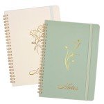 Joyberg Cute Aesthetic Spiral Notebooks - 2 Pack