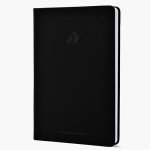 A5 Black Lined Notebook Journal - 160 Pages