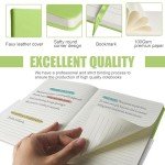 Grass Green Lined Journal Notebook - 160 Pages