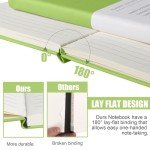 Grass Green Lined Journal Notebook - 160 Pages