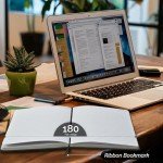 A5 Black Lined Notebook Journal - 160 Pages