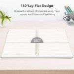 RETTACY A5 College Ruled Spiral Notebook, Dark Green