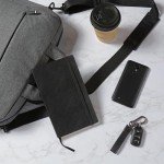 Black Lined Oxford Writing Notebook - 192 Pages