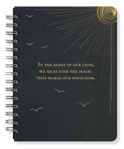 Soar Black Rock Journal and Notebook