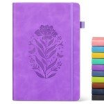 Purple A5 Lined Journal Notebook for Writing