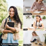 A5 Black Lined Notebook Journal - 160 Pages