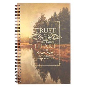 Inspirational Notebook: Trust in the Lord 128 Pages