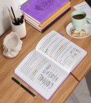 Purple A5 Lined Journal Notebook for Writing