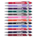 12-Pack Funny Inspirational Ballpoint Pens