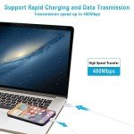 RCTech USB C to Lightning Cable 3Pack 6FT [MFi Certified] iPhone Fast Charger Cable USB-C Power Delivery Charging Cord for iPhone 14/13/12/11/XS/XR/X/8/iPad, White